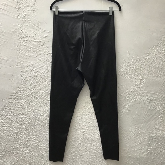 COMMANDO Faux Leather Leggings w/Perf Control - Picture 7 of 8